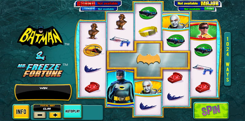 Batman &amp Mr Freeze Fortune Slot by Playtech
