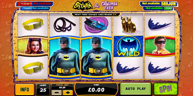 Batman &amp Catwoman Cash Slot by Playtech