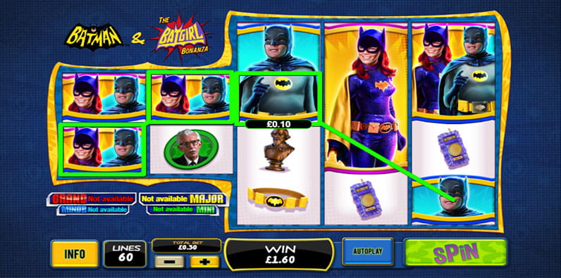 Batman &amp The Batgirl Bonanza Slot by Playtech